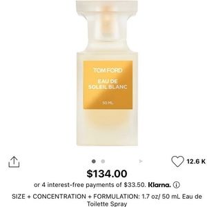 Tom Ford eau de soleil blanc 50 ml
